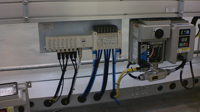 Pneumatic Valve are properly installed in a valve bank